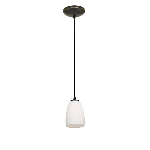 Access Lighting Sherry, Pendant, Oil Rubbed Bronze Finish, Opal Glass 28069-1C-ORB/OPL - main